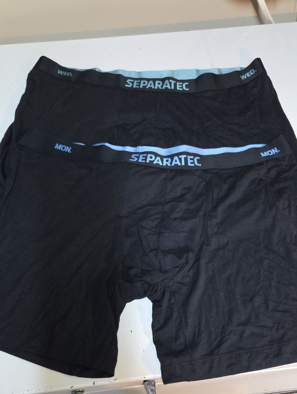 Separatec Men’s Black Boxer Briefs - 2 Pack XXL